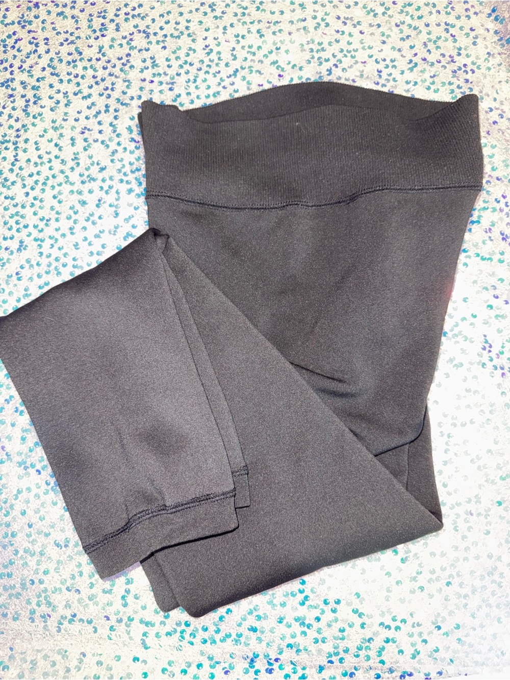 2711-Free Country Black Kids Performance Leggings
